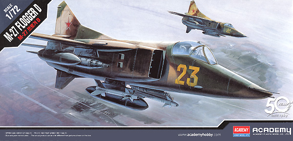 Mig-27 フロッガー D プラモデル (アカデミー 1/72 Aircrafts No.12455) 商品画像