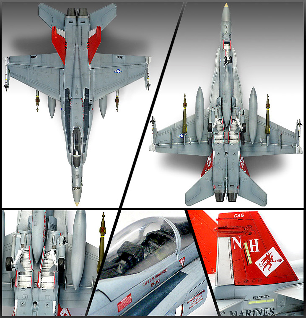 USMC F/A-18A+ ファイティングファルコン VMFA-232 レッドデビルズ プラモデル (アカデミー 1/72 Aircrafts No.12520) 商品画像_3