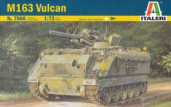 M163 バルカン プラモデル (イタレリ 1/72 ミリタリーシリーズ No.7066) 商品画像