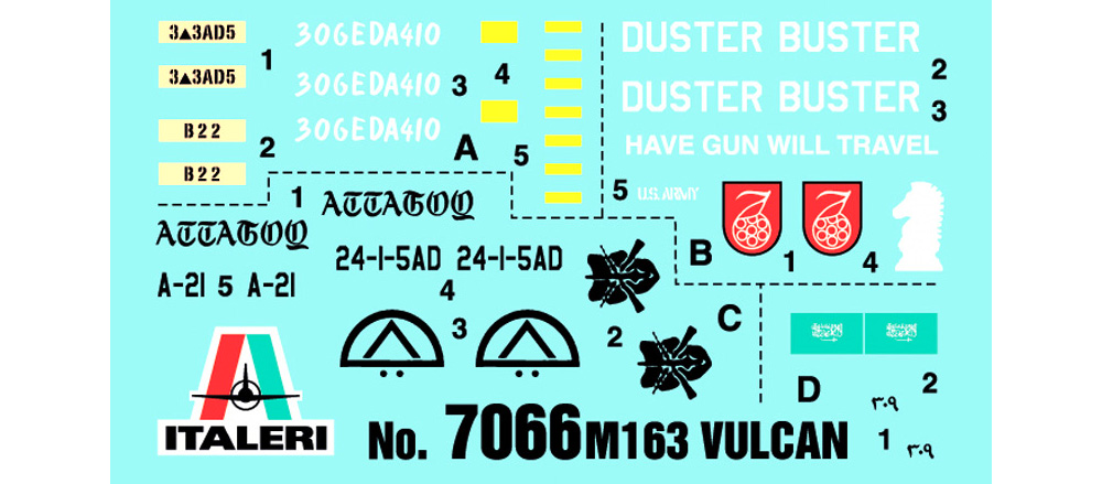 M163 バルカン プラモデル (イタレリ 1/72 ミリタリーシリーズ No.7066) 商品画像_2