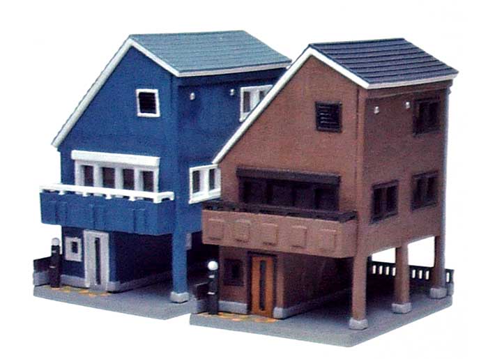 狭小住宅 A3 プラモデル (トミーテック 建物コレクション （ジオコレ） No.016-3) 商品画像_1