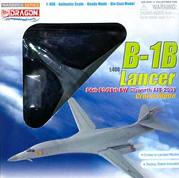 B-1B ランサー エルスワース空軍基地 第28爆撃航空団 2005 (クルーズ モード) 完成品 (ドラゴン 1/400 ウォーバーズシリーズ No.56313) 商品画像
