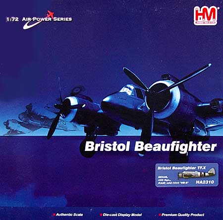 ブリストル ボウファイター TF.X オーストラリア空軍 完成品 (ホビーマスター 1/72 エアパワー シリーズ （レシプロ） No.HA2310) 商品画像