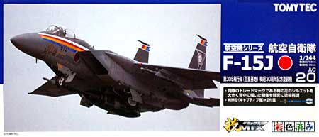 航空自衛隊 F-15J イーグル 第305飛行隊 (百里基地) 梅組30周年記念塗装機 プラモデル (トミーテック 技MIX No.AC020) 商品画像