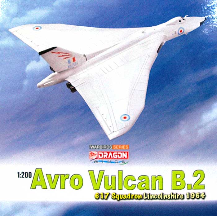 アブロ バルカン B.2 617SQ スキャンプトン空軍基地 1964年 完成品 (ドラゴン 1/200 ウォーバーズシリーズ No.52007) 商品画像_1