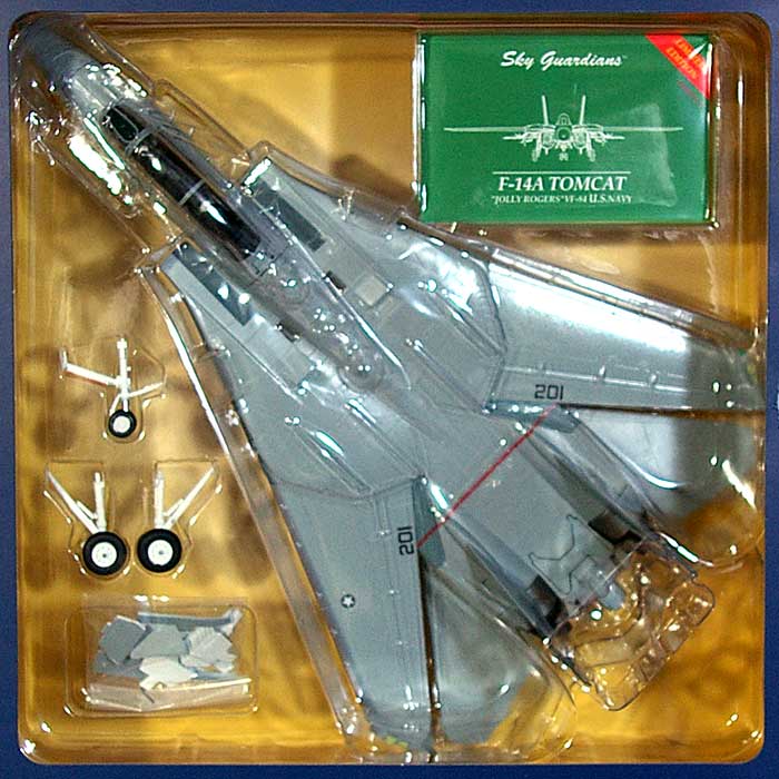 F-14A トムキャット U.S.NAVY VF-84 ジョリー ロジャース 完成品 (ウイッティ・ウイングス 1/72 スカイ ガーディアン シリーズ （現用機） No.75130) 商品画像_1