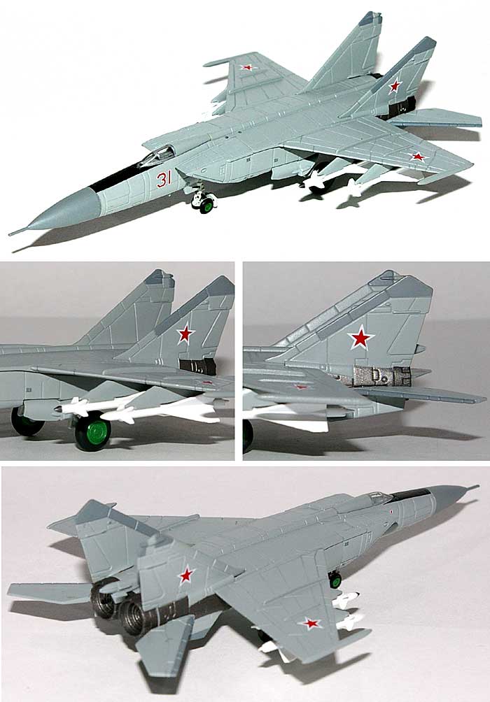 MiG-25P フォックスバット ソ連防空軍 第513航空連隊 チェグエフカ空軍基地 1976年 完成品 (ヘルパ herpa Wings （ヘルパ ウイングス） No.554305) 商品画像_1