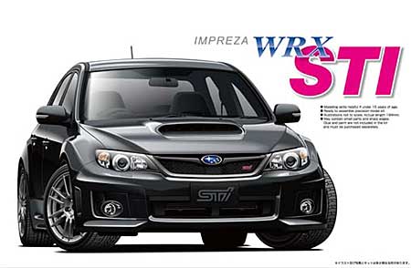 GRB インプレッサ WRX STI 5door `10 プラモデル (アオシマ 1/24 ザ・ベストカーGT No.040) 商品画像