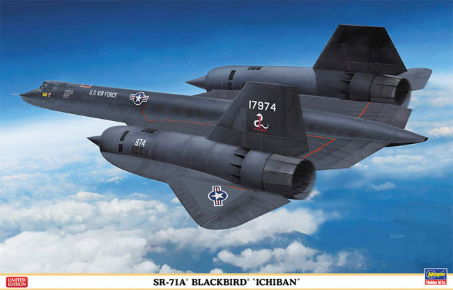 SR-71A ブラックバード ICHIBAN プラモデル (ハセガワ 1/72 飛行機 限定生産 No.01943) 商品画像