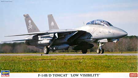 F-14B/D トムキャット ロービジ プラモデル (ハセガワ 1/72 飛行機 限定生産 No.01945) 商品画像