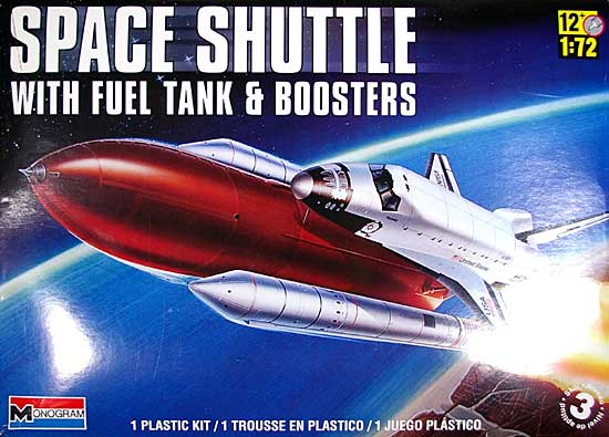スペースシャトル w/ブースター プラモデル (レベル/モノグラム 1/72 飛行機モデル No.85-5089) 商品画像
