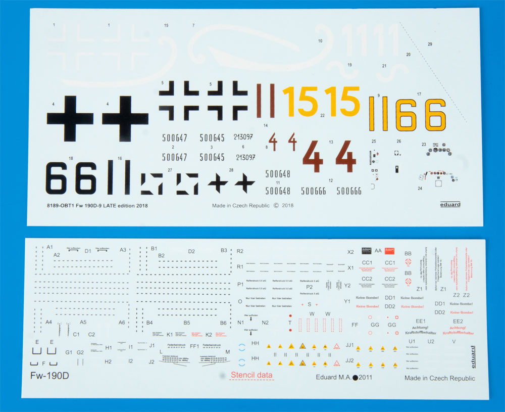 フォッケウルフ Fw190D-9 後期型 プラモデル (エデュアルド 1/48 プロフィパック No.8189) 商品画像_2