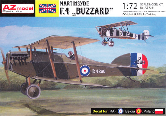 マーチンサイド F.4 バザード パート1 プラモデル (AZ model 1/72 エアクラフト シリーズ No.AZ7341) 商品画像