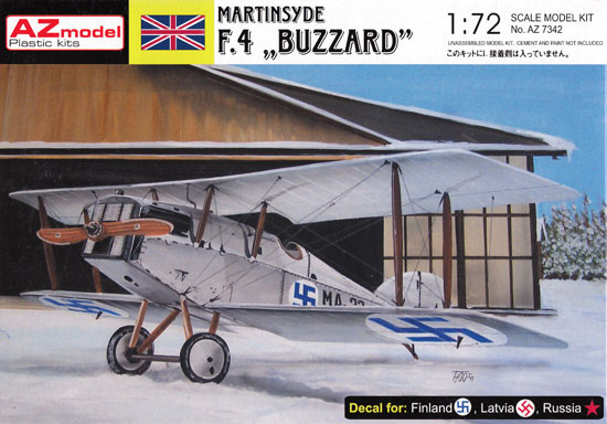 マーチンサイド F.4 バザード パート2 プラモデル (AZ model 1/72 エアクラフト シリーズ No.AZ7342) 商品画像