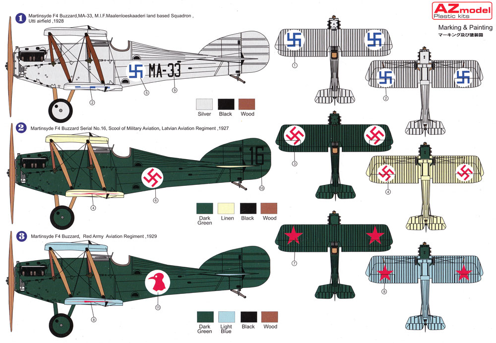 マーチンサイド F.4 バザード パート2 プラモデル (AZ model 1/72 エアクラフト シリーズ No.AZ7342) 商品画像_1