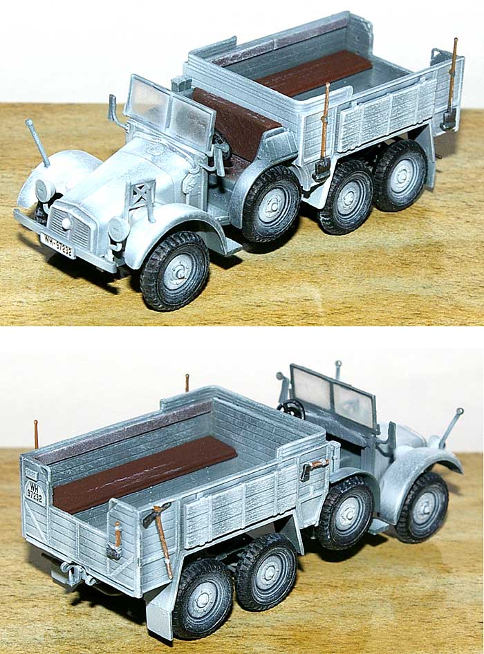 ドイツ国防軍 Kfz.70 クルップ・プロッツェ 6×4 兵員輸送車 冬季迷彩 東部戦線 1943 完成品 (ドラゴン 1/72 ドラゴンアーマーシリーズ No.60501) 商品画像_1