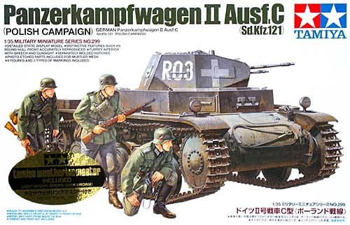 ドイツ 2号戦車 C型 (ポーランド戦線) (ウェザリングマスター付き) プラモデル (タミヤ スケール限定品 No.25132) 商品画像