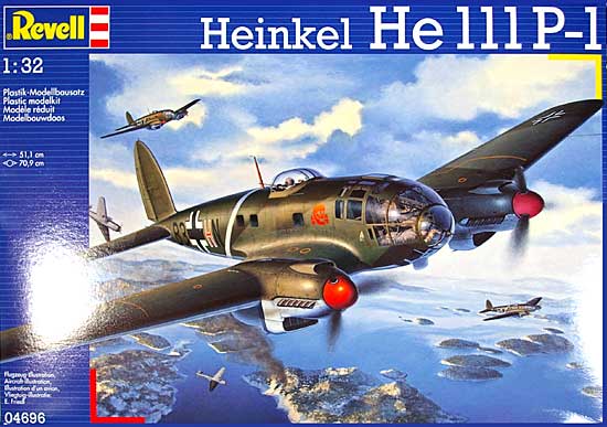 ハインケル He111P-1 プラモデル (レベル 1/32 Aircraft No.04696) 商品画像