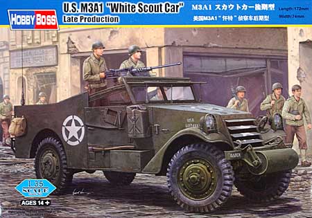 M3A1 スカウトカー 後期型 プラモデル (ホビーボス 1/35 ファイティングビークル シリーズ No.82452) 商品画像