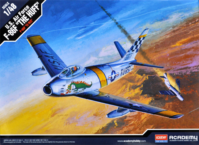 F-86F セイバー ハフ・ザ・ドラゴン プラモデル (アカデミー 1/48 Aircrafts No.12234) 商品画像