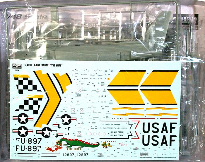 F-86F セイバー ハフ・ザ・ドラゴン プラモデル (アカデミー 1/48 Aircrafts No.12234) 商品画像_1