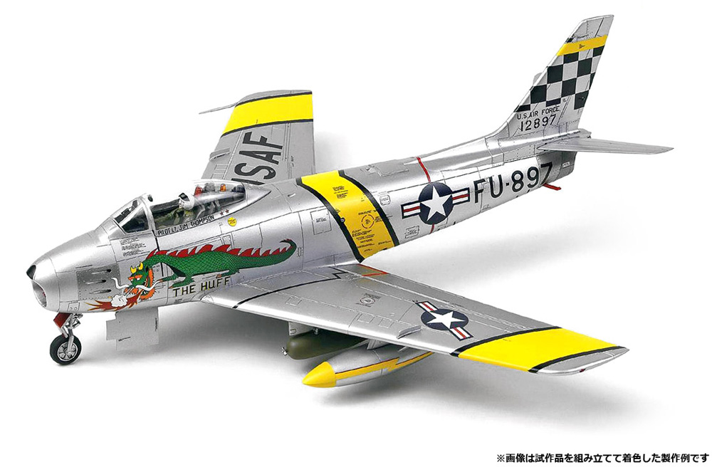 F-86F セイバー ハフ・ザ・ドラゴン プラモデル (アカデミー 1/48 Aircrafts No.12234) 商品画像_2