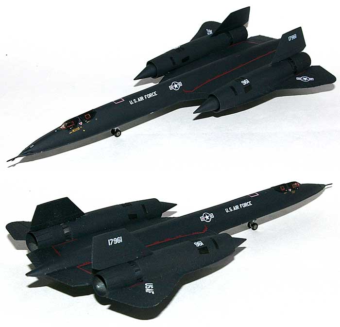 SR-71A ブラックバード アメリカ空軍 (61-7961) 完成品 (ホーガンウイングス M-SERIES No.7600) 商品画像_1