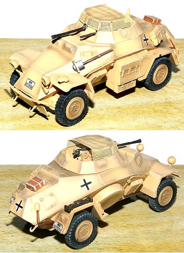 Sd.Kfz.222 装甲偵察車 北アフリカ 1942年 完成品 (ドラゴン 1/72 ドラゴンアーマーシリーズ No.60498) 商品画像_1