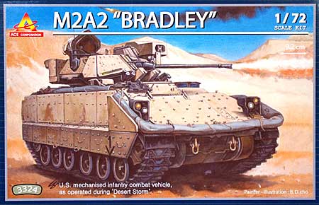 M2A2 ブラッドレイ プラモデル (エース コーポレーション 1/72 HOBBY MODEL KIT No.旧3324) 商品画像