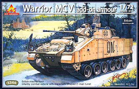 ウォリアー MCV add-on armour プラモデル (エース コーポレーション 1/72 HOBBY MODEL KIT No.旧3344) 商品画像