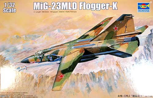MiG-23MLD フロッガー K型 プラモデル (トランペッター 1/32 エアクラフトシリーズ No.03211) 商品画像