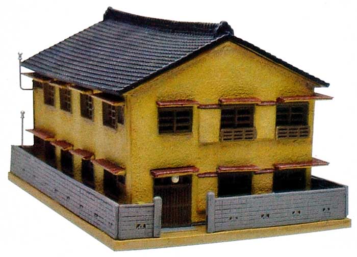 集合住宅 B2 (モルタルアパート) プラモデル (トミーテック 建物コレクション （ジオコレ） No.032-2) 商品画像_1