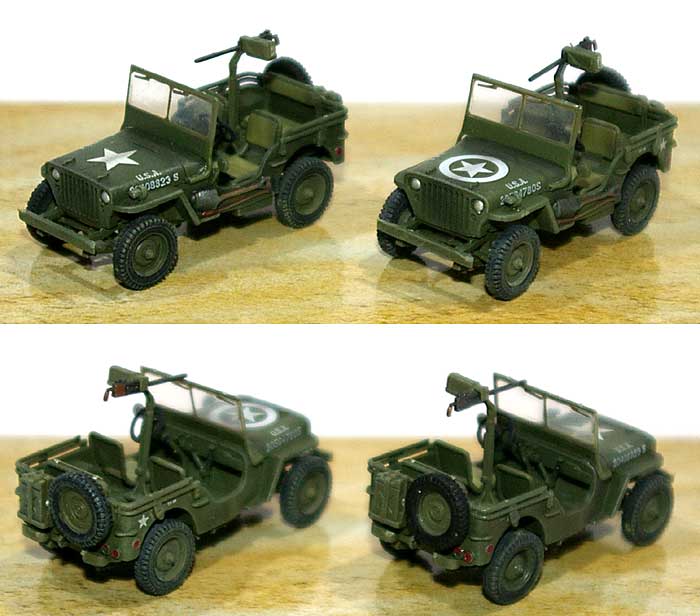 アメリカ 1/4トン 4×4 小型軍用車 w/ブローニングcal.30 機関銃 アメリカ陸軍 西部戦線 1944 完成品 (ドラゴン 1/72 ドラゴンアーマーシリーズ No.60507) 商品画像_1