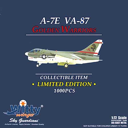 A-7E コルセア 2 VA-87 ゴールデン ウォーリアーズ 完成品 (ウイッティ・ウイングス 1/72 スカイ ガーディアン シリーズ （現用機） No.75141) 商品画像