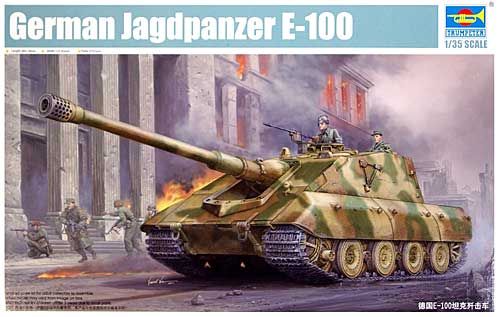 ドイツ E-100 重駆逐戦車 サラマンドル プラモデル (トランペッター 1/35 ＡＦＶシリーズ No.01596) 商品画像