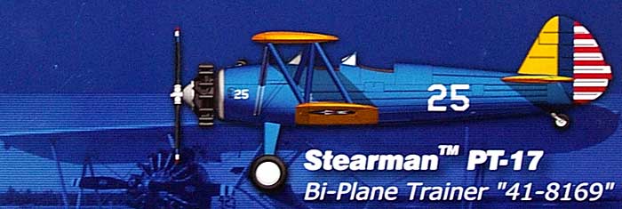 ステアマン PT-17 41-8169 完成品 (ホビーマスター 1/48 エアパワー シリーズ （レシプロ） No.HA8101) 商品画像_1