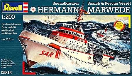 海難救難艇 ハーマン メルベーデ プラモデル (レベル Ships（艦船関係モデル） No.05812) 商品画像