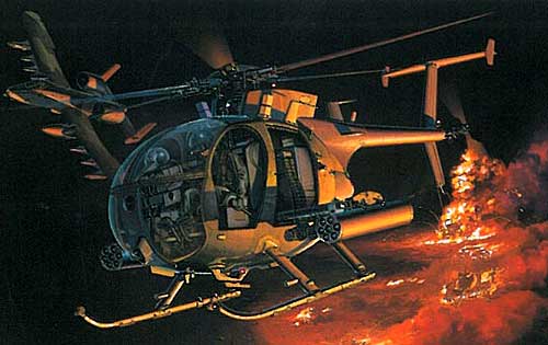 AH-6J リトルバード ナイトストーカーズ プラモデル (ドラゴン 1/35 Modern AFV Series No.3527) 商品画像