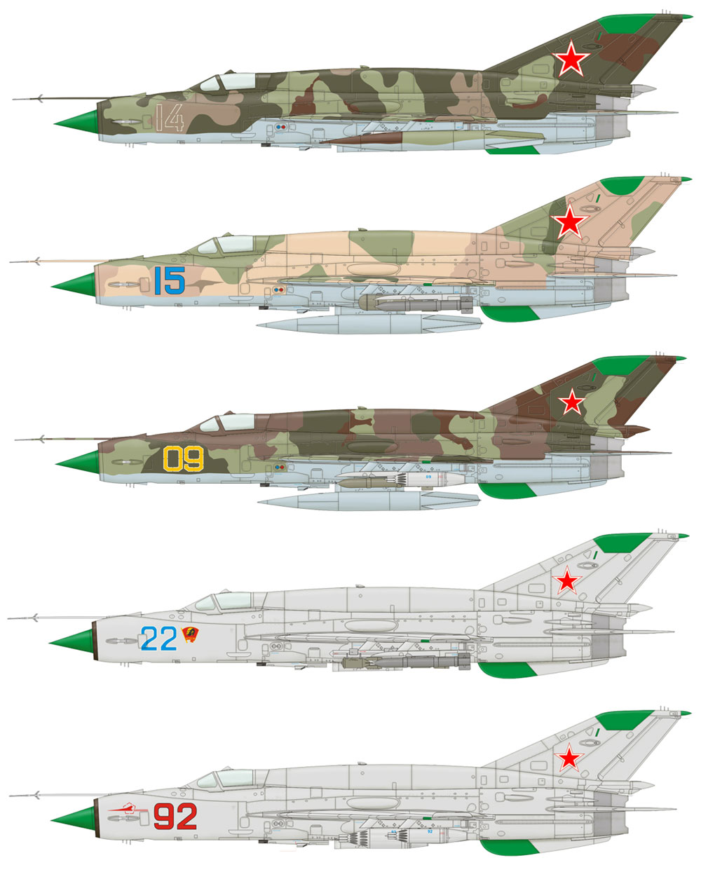 MiG-21SMT プラモデル (エデュアルド 1/48 プロフィパック No.8233) 商品画像_2