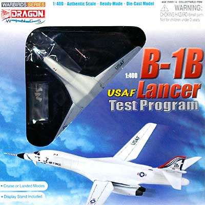 B-1B ランサー アメリカ空軍 試作機 (Test Program) 完成品 (ドラゴン 1/400 ウォーバーズシリーズ No.56310) 商品画像
