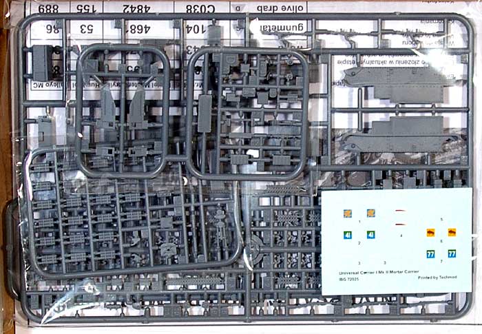 ユニバーサルキャリア 1 Mk.2 迫撃砲搭載型 プラモデル (IBG 1/72 AFVモデル No.72025) 商品画像_1