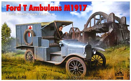 フランス・ポーランド軍 T型フォード救急車 1917年型 プラモデル (RPM 1/48 ミリタリー No.48002) 商品画像