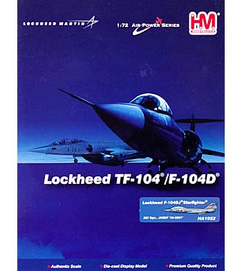 F-104DJ スターファイター 航空自衛隊 複座練習機 第207飛行隊 (26-5001) 完成品 (ホビーマスター 1/72 エアパワー シリーズ （ジェット） No.HA1052) 商品画像