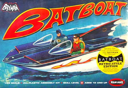 バットボート (1966 TVショー) プラモデル (ポーラライツ BATMAN （バットマン） No.POL823) 商品画像
