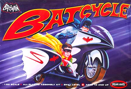 バットサイクル (1966年) プラモデル (ポーラライツ BATMAN （バットマン） No.POL847) 商品画像