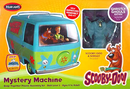 SCOOBY Doo！ ミステリーマシン ゴーストフィギュア付バージョン プラモデル (ポーラライツ プラスチックモデルキット No.POL850) 商品画像