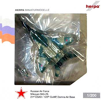 MiG-29 ファルクラム ロシア空軍 21st OSAD 120th GvIAP 完成品 (ヘルパ herpa Wings （ヘルパ ウイングス） No.554442) 商品画像