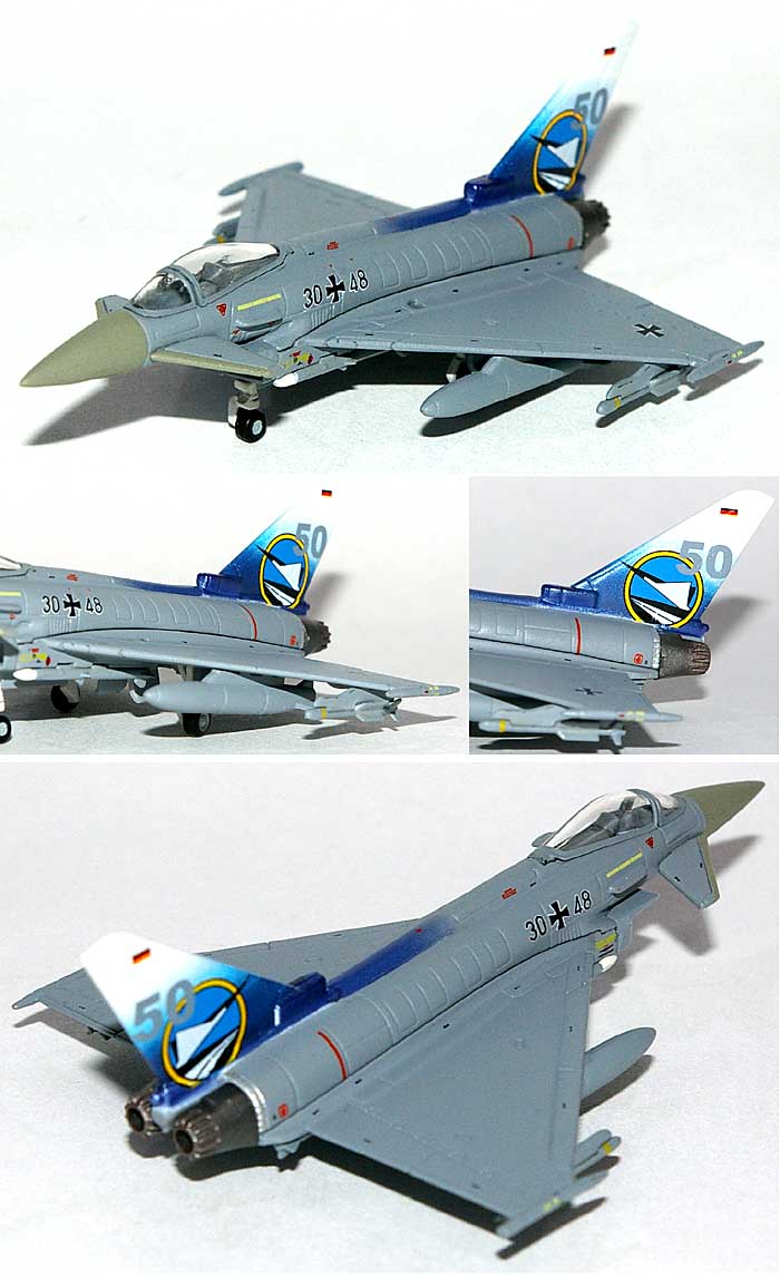 ユーロファイター ドイツ空軍 第74戦闘航空団 50周年記念塗装 完成品 (ヘルパ herpa Wings （ヘルパ ウイングス） No.554466) 商品画像_1