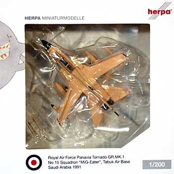 パナビア トーネード GR.Mk.1 イギリス空軍 第15飛行隊 ミグ・イーター (ZA447) 完成品 (ヘルパ herpa Wings （ヘルパ ウイングス） No.554473) 商品画像