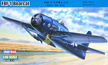 F8F-1 ベアキャット プラモデル (ホビーボス 1/48 エアクラフト プラモデル No.80356) 商品画像